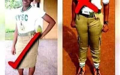 The Use of NYSC Trousers by Females